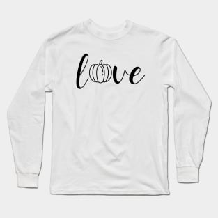 Love pumpkin Long Sleeve T-Shirt